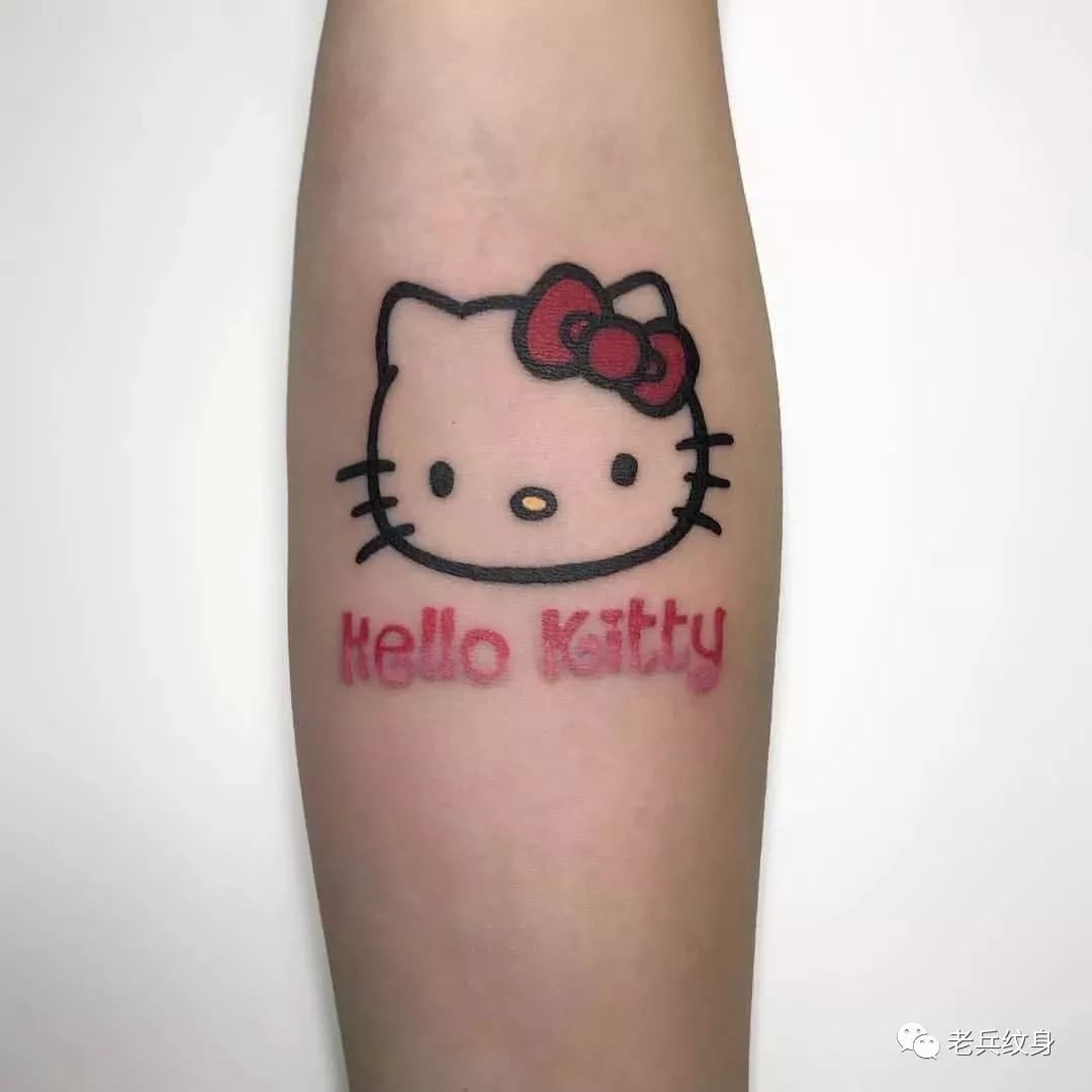 纹身素材第974期——kitty猫
