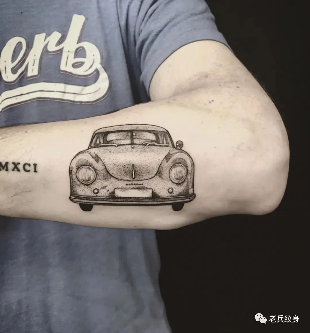 纹身素材第1087期——汽车