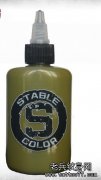 进口纹身色料 STABLE COLOR 纹身色料 纹身器材 枯叶色