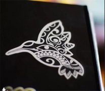 武汉纹身店推荐蜂鸟纹身手稿图案