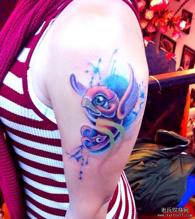 超级喜欢纹身的北京单身美女纹身背后故事