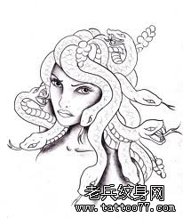美杜莎纹身