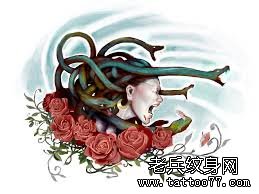 美杜莎纹身图案大全