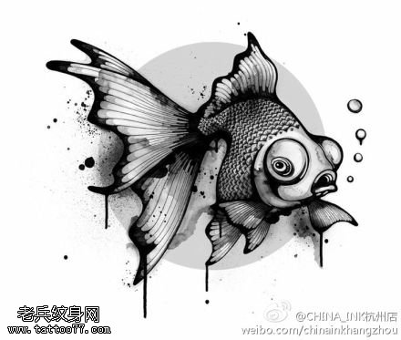 金鱼纹身图片