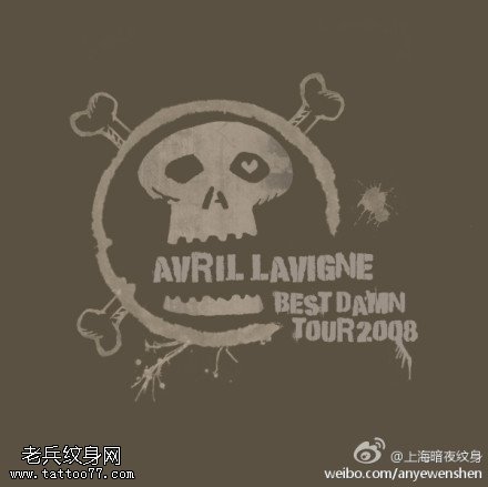 骷髅纹身图案