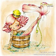 彩色卡通美人鱼纹身图片由武汉纹身店提供