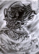 一组百鬼图纹身图片由武汉纹身提供