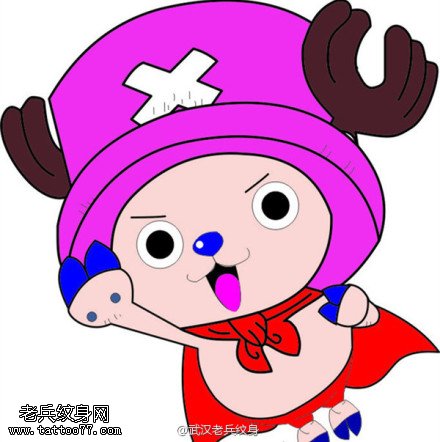 乔巴纹身手稿图案大全