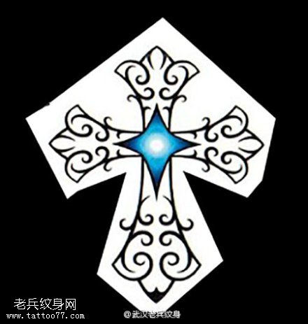 十字架纹身图案