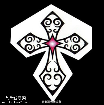 十字架纹身手稿图片大全