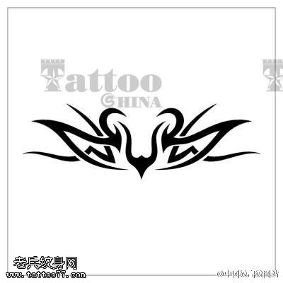 中国风臂环图腾手稿纹身图案
