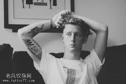 欧美风经典点刺纹身图案