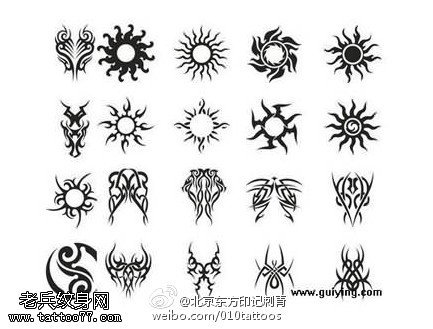 经典小图腾纹身图案