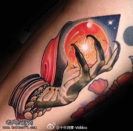 死神生命之光纹身图案