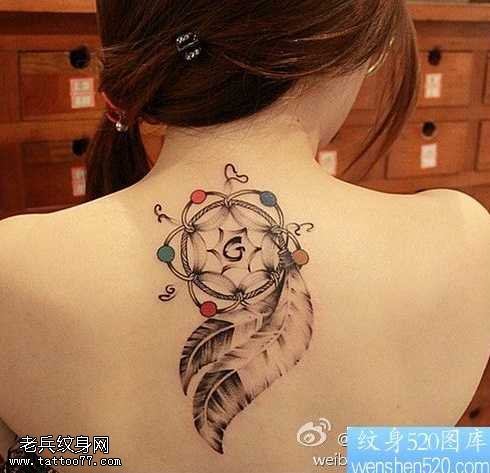 捉梦圈儿纹身图案