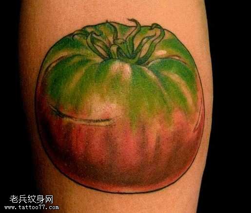 手臂水果纹身图案