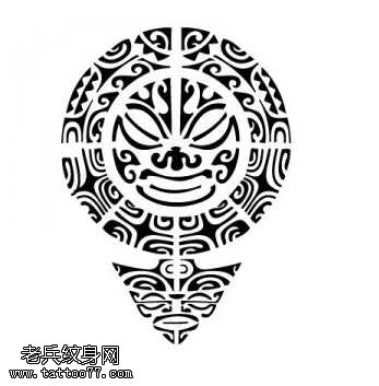 手稿很美玛雅图腾纹身图案
