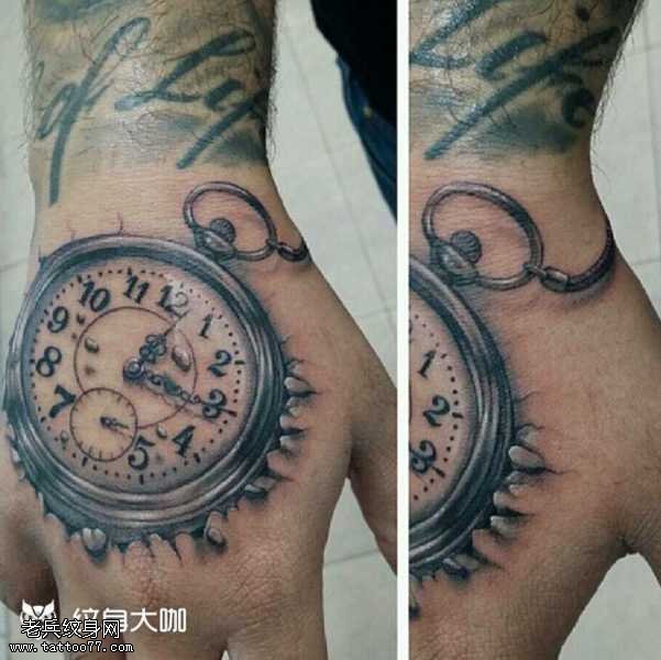 手部表纹身图案