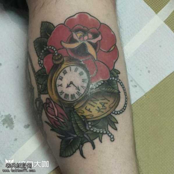 手臂花表纹身图案