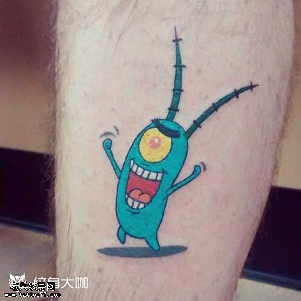 鬼怪眼纹身图案