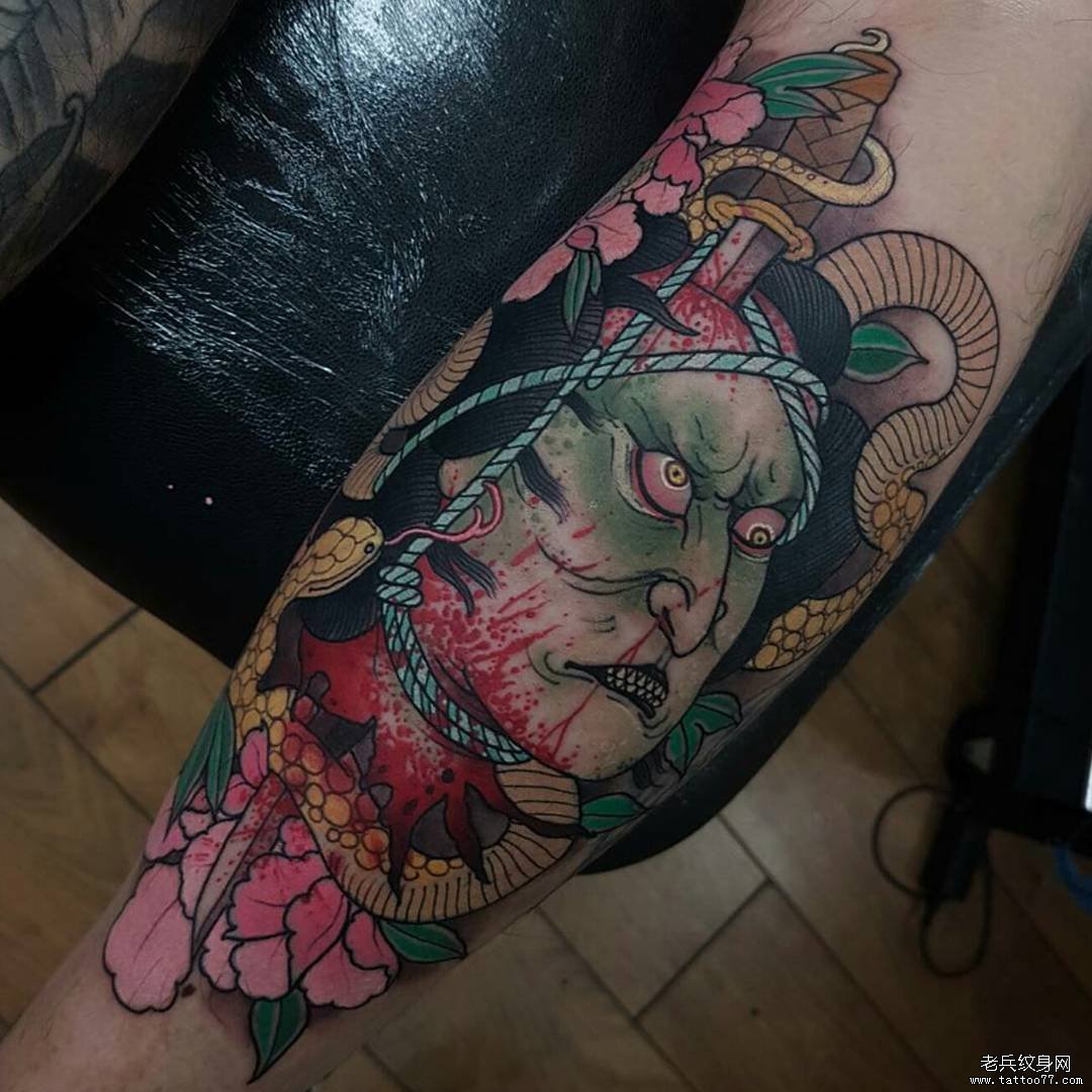 日式传统生首tattoo