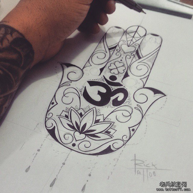 小清新蕾丝 纹身图片