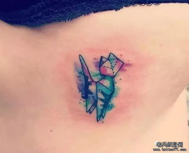 小清新猫咪纹身图案