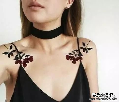 武汉最好的刺青店推荐一款性感美女纹身图案