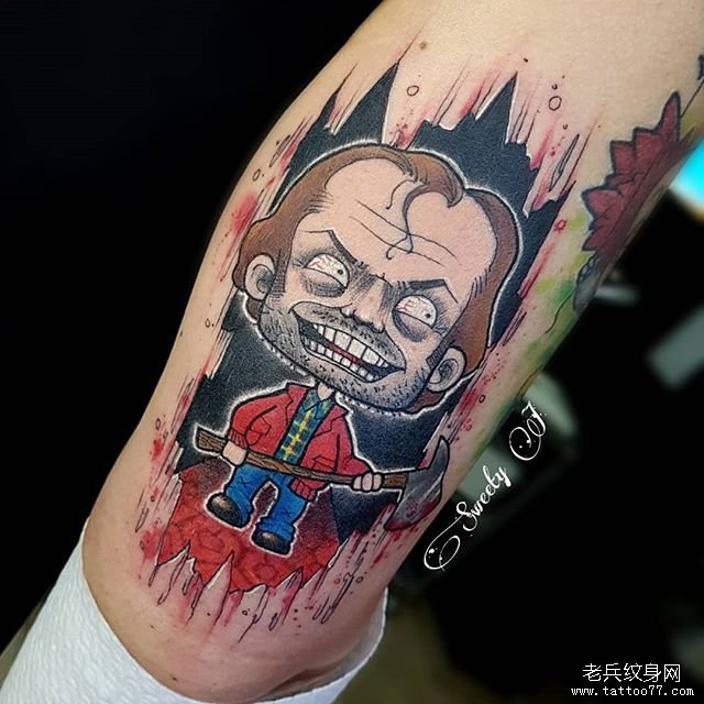 个性卡通人物纹身图案