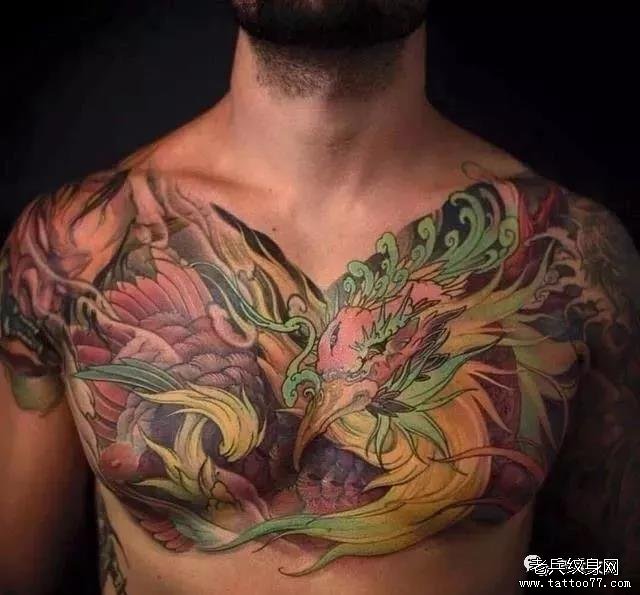 纹身素材第779期——凤凰