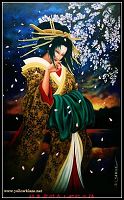 日本仕女纹身图案图片