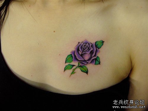 纹身图案大全：女人纹身图案大全之华丽绚丽的玫瑰纹身图案大全（精品）